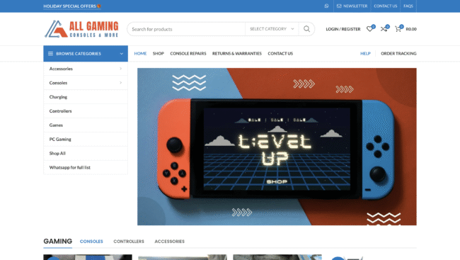 All Gaming Consoles